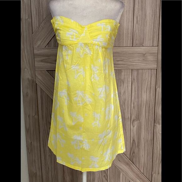 Princess Tam Tam extra small yellow and white mini dress - Picture 1 of 5